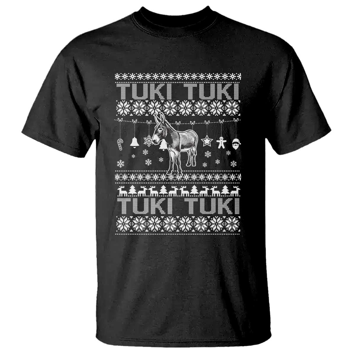 Latin American Christmas T Shirt Tuki Tuki Mi Burrito Latino Ugly Christmas - Wonder Print Shop