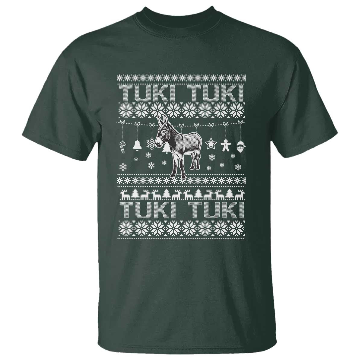Latin American Christmas T Shirt Tuki Tuki Mi Burrito Latino Ugly Christmas - Wonder Print Shop