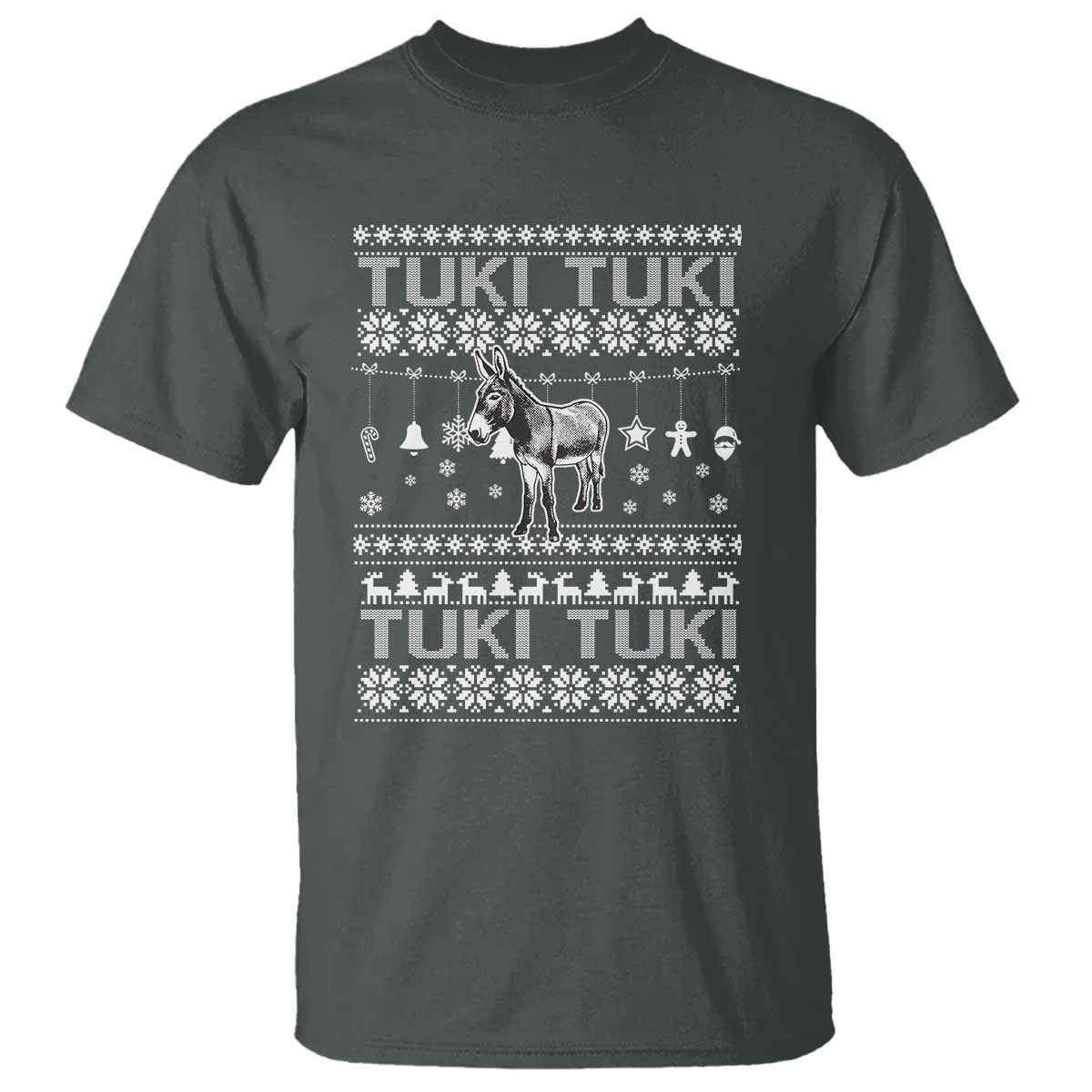 Latin American Christmas T Shirt Tuki Tuki Mi Burrito Latino Ugly Christmas - Wonder Print Shop