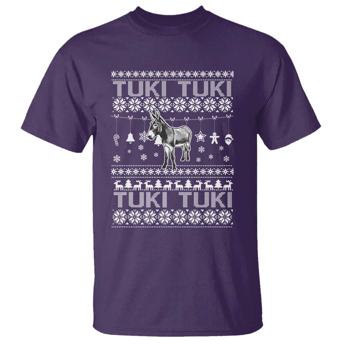 Latin American Christmas T Shirt Tuki Tuki Mi Burrito Latino Ugly Christmas - Wonder Print Shop