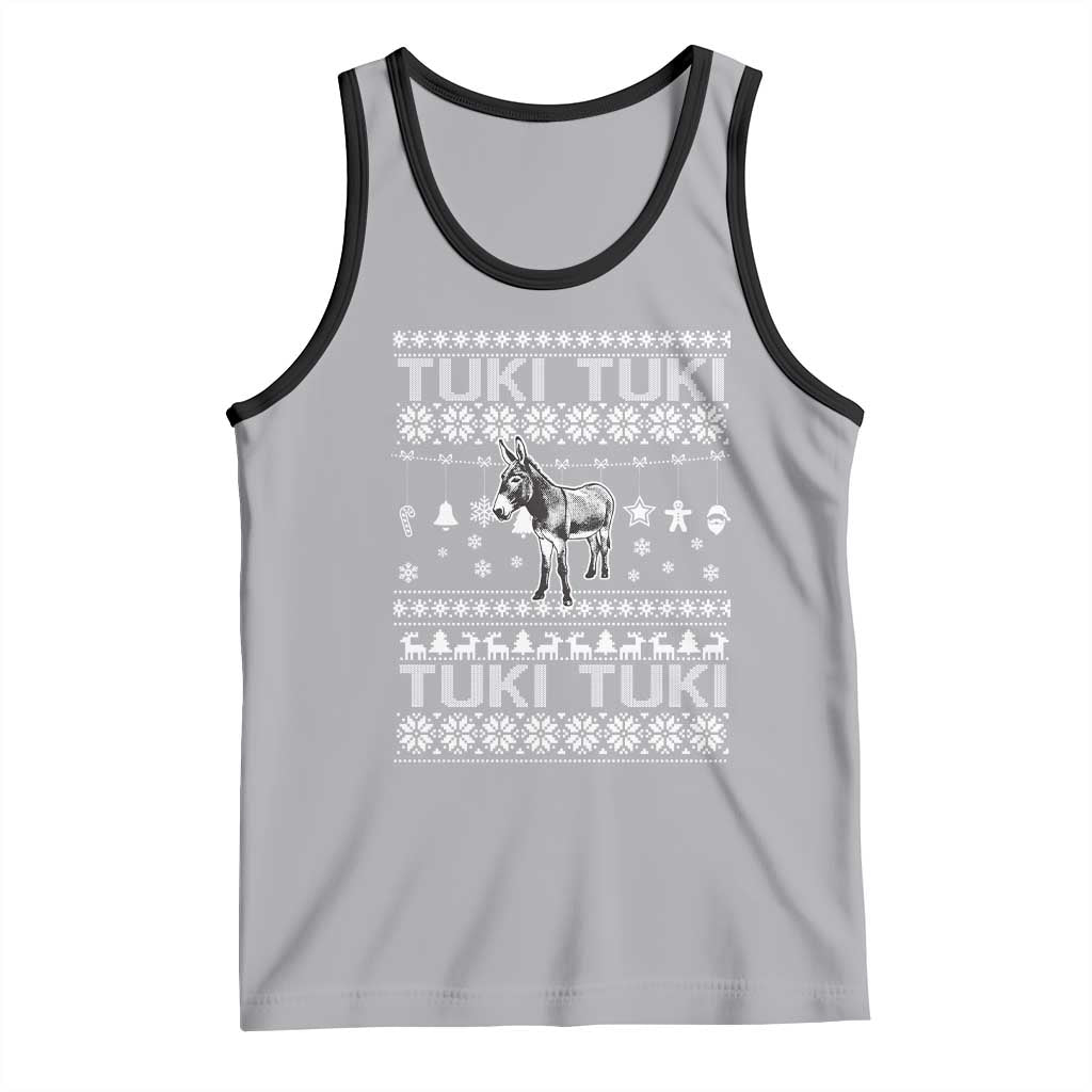 Latin American Christmas Tank Top Tuki Tuki Mi Burrito Latino Ugly Christmas