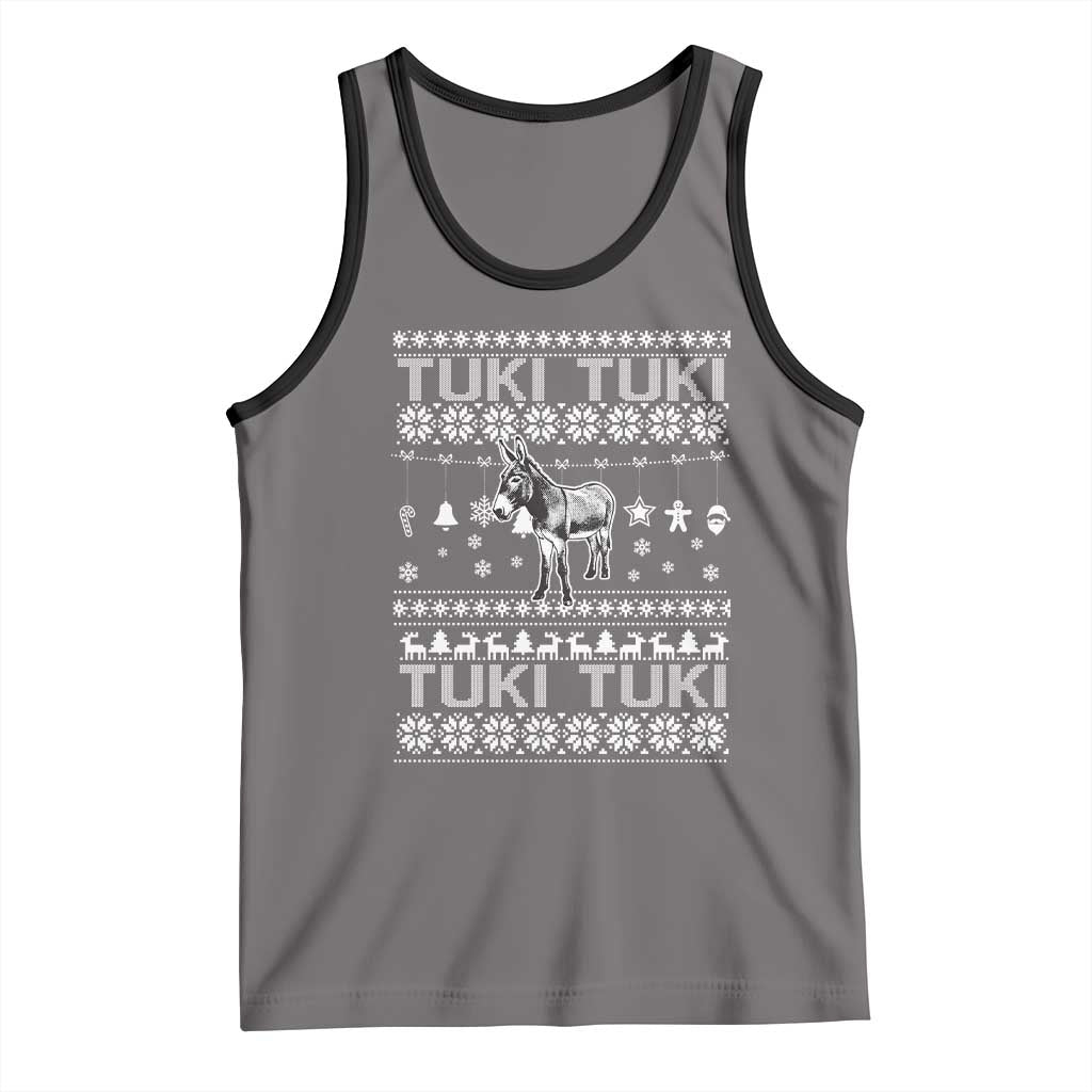 Latin American Christmas Tank Top Tuki Tuki Mi Burrito Latino Ugly Christmas