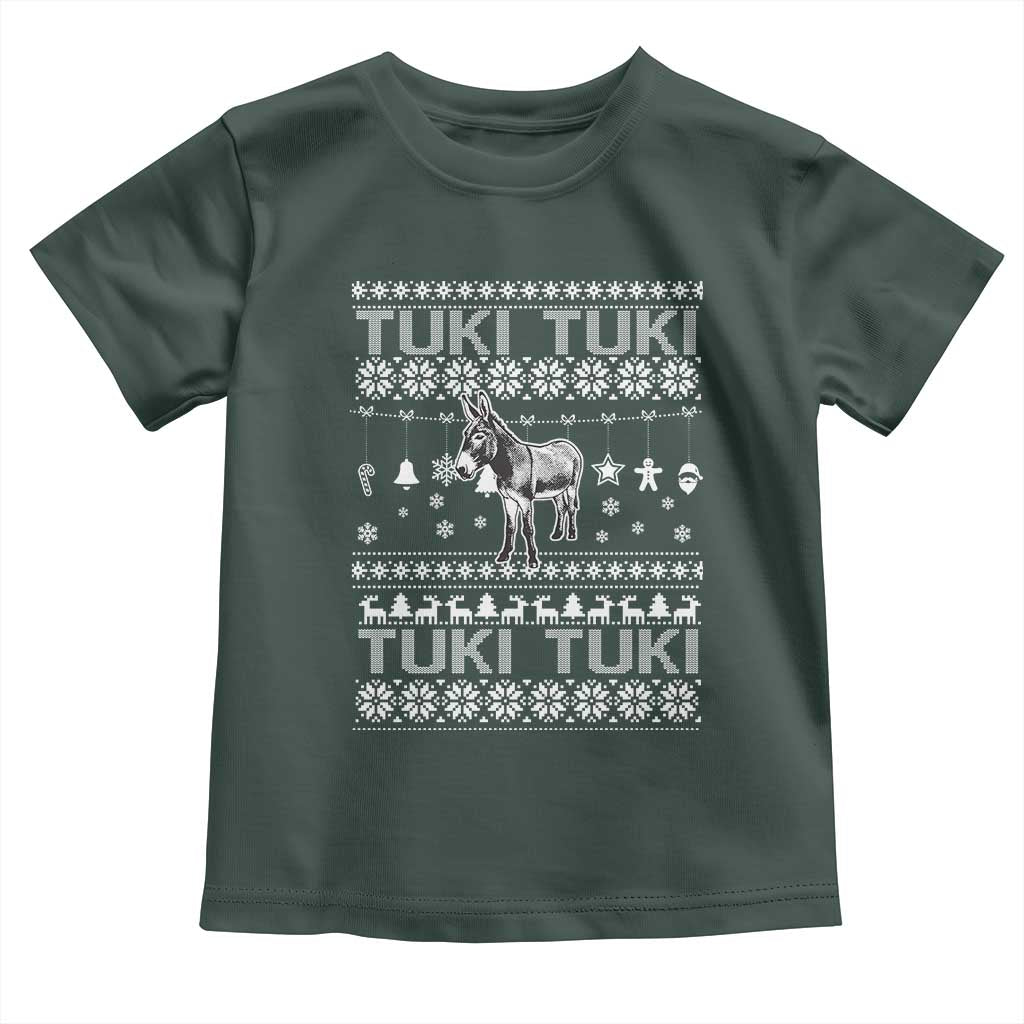 Latin American Christmas Toddler T Shirt Tuki Tuki Mi Burrito Latino Ugly Christmas