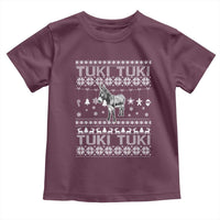 Latin American Christmas Toddler T Shirt Tuki Tuki Mi Burrito Latino Ugly Christmas