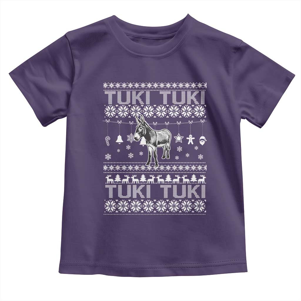Latin American Christmas Toddler T Shirt Tuki Tuki Mi Burrito Latino Ugly Christmas