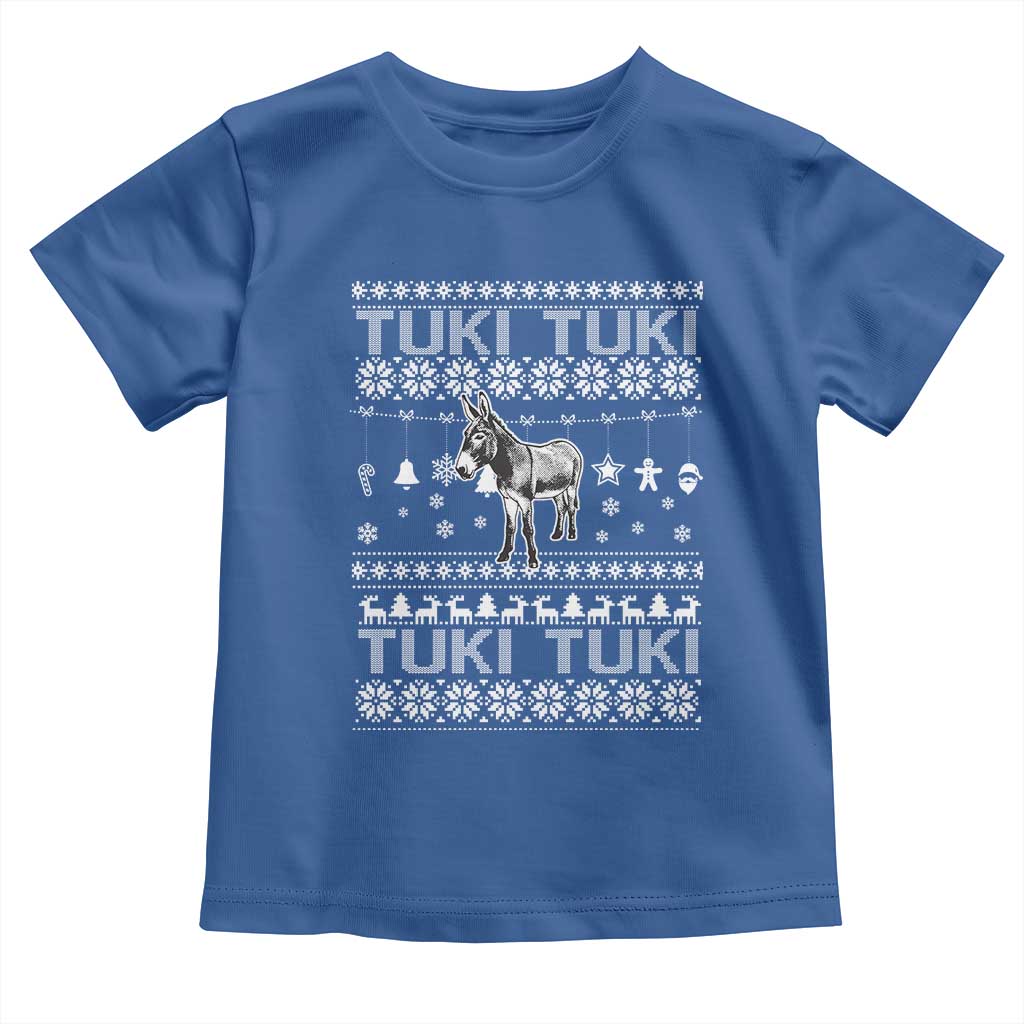 Latin American Christmas Toddler T Shirt Tuki Tuki Mi Burrito Latino Ugly Christmas