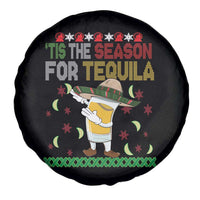 Mexican Xmas Spare Tire Cover Tis The Season For Tequila Dabbing Alcohol Lover