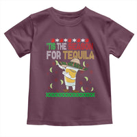 Mexican Christmas Toddler T Shirt Tis The Season For Tequila Dabbing Alcohol Lover