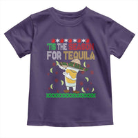 Mexican Christmas Toddler T Shirt Tis The Season For Tequila Dabbing Alcohol Lover