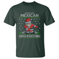 Mexican Christmas T Shirt Be Nice Santa is Watching Xmas in Mexico Ugly Sweater - Wonder Print Shop