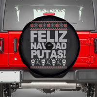 Mexican Xmas Spare Tire Cover Feliz Navidad Putas Funny Mexican Ugly Christmas Party