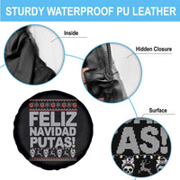Mexican Xmas Spare Tire Cover Feliz Navidad Putas Funny Mexican Ugly Christmas Party