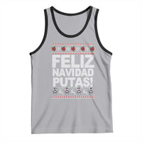 Mexican Christmas Tank Top Feliz Navidad Putas Funny Mexican Ugly Christmas Party