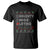 Latin American Christmas T Shirt Naughty Nice Latina Funny Xmas List Hispanic Ugly Sweater - Wonder Print Shop