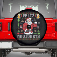 Christmas Dart Lover Spare Tire Cover Feliz Navidarts Santa Navidad Ugly Sweater