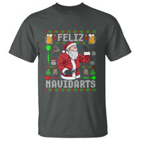 Christmas Dart Lover T Shirt Feliz Navidarts Santa Navidad Ugly Sweater - Wonder Print Shop