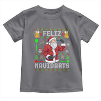 Christmas Dart Lover Toddler T Shirt Feliz Navidarts Santa Navidad Ugly Sweater