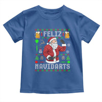 Christmas Dart Lover Toddler T Shirt Feliz Navidarts Santa Navidad Ugly Sweater