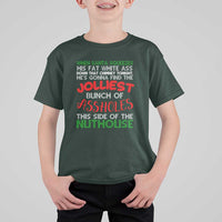 Funny Christmas Movie T Shirt For Kid Jolliest Bunch of Assholes This Side of The Nuthouse Xmas Vacation - Wonder Print Shop