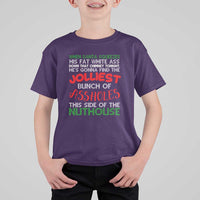 Funny Christmas Movie T Shirt For Kid Jolliest Bunch of Assholes This Side of The Nuthouse Xmas Vacation - Wonder Print Shop