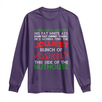 Funny Christmas Movie Long Sleeve Shirt Jolliest Bunch of Assholes This Side of The Nuthouse Xmas Vacation