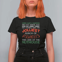 Funny Christmas Movie T Shirt For Women Jolliest Bunch of Assholes This Side of The Nuthouse Xmas Vacation - Wonder Print Shop