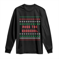 Pass The Gabagool Christmas Long Sleeve Shirt Funny Italy Xmas Italian French Pork Lover Ugly Sweater