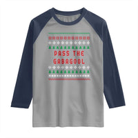 Pass The Gabagool Christmas Raglan Shirt Funny Italy Xmas Italian French Pork Lover Ugly Sweater