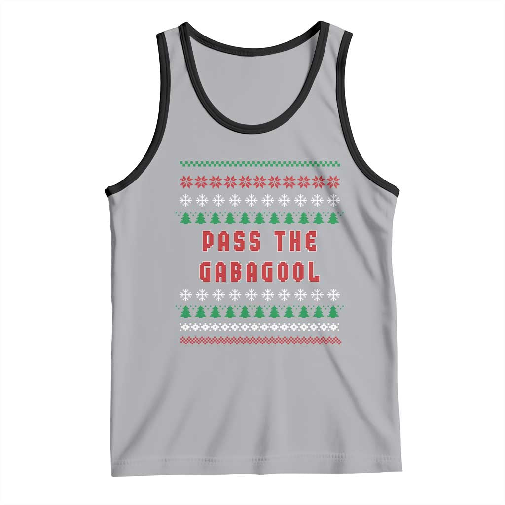 Pass The Gabagool Christmas Tank Top Funny Italy Xmas Italian French Pork Lover Ugly Sweater