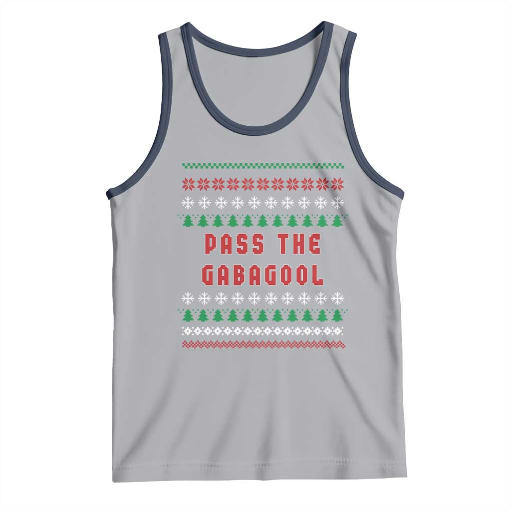Pass The Gabagool Christmas Tank Top Funny Italy Xmas Italian French Pork Lover Ugly Sweater