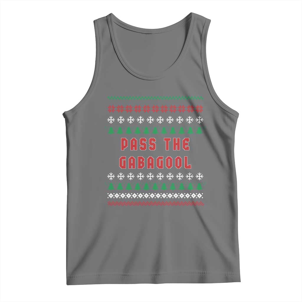 Pass The Gabagool Christmas Tank Top Funny Italy Xmas Italian French Pork Lover Ugly Sweater