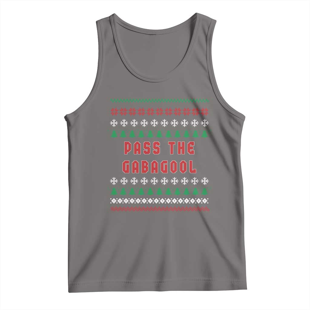 Pass The Gabagool Christmas Tank Top Funny Italy Xmas Italian French Pork Lover Ugly Sweater