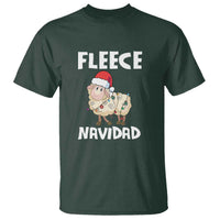 Funny Christmas Sheep T Shirt Fleece Navidad Feliz Spanish Merry Xmas - Wonder Print Shop