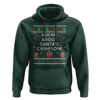 Funny Christmas Accountant Hoodie Ask Me About Santas Cash Flow Ugly Sweater