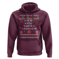 Funny Christmas Accountant Hoodie Ask Me About Santas Cash Flow Ugly Sweater