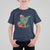 Bigfoot Christmas Tree T Shirt For Kid Xmas Lights Sasquatch Lovers - Wonder Print Shop