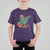 Bigfoot Christmas Tree T Shirt For Kid Xmas Lights Sasquatch Lovers - Wonder Print Shop
