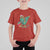 Bigfoot Christmas Tree T Shirt For Kid Xmas Lights Sasquatch Lovers - Wonder Print Shop