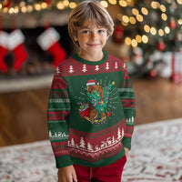 Bigfoot Xmas Tree Ugly Christmas Sweater Lights Sasquatch Lovers - Wonder Print Shop