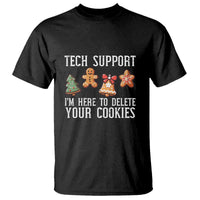 Funny Christmas Tech Support T Shirt Here To Delete Cookies Festive Xmas - Wonder Print Shop