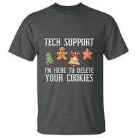 Funny Christmas Tech Support T Shirt Here To Delete Cookies Festive Xmas - Wonder Print Shop