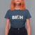 Funny Christmas Bruh T Shirt For Women Candy Cane Santa Hat Festive Xmas Matching - Wonder Print Shop