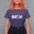 Funny Christmas Bruh T Shirt For Women Candy Cane Santa Hat Festive Xmas Matching - Wonder Print Shop