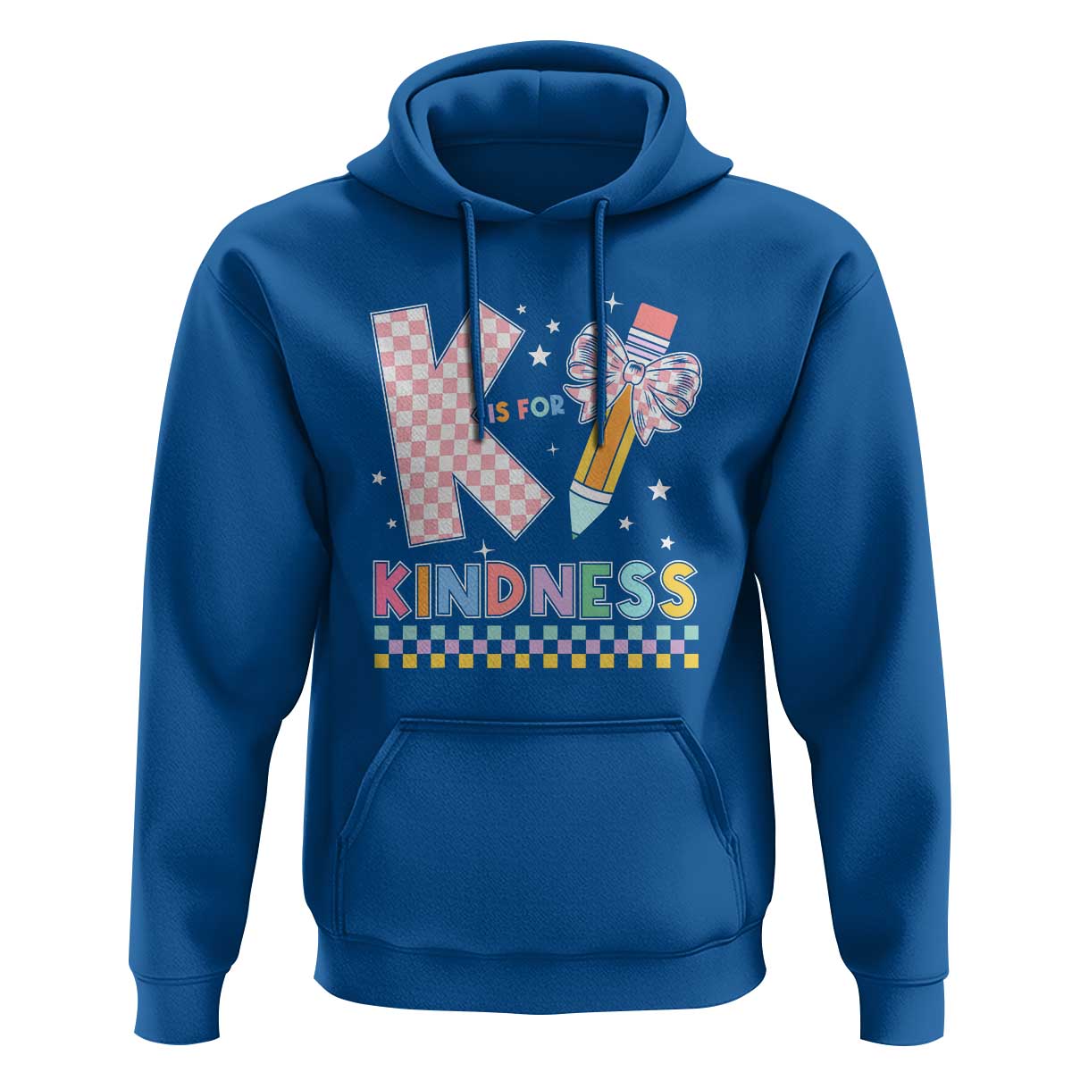 K Is For Kindness Hoodie Cute Pencil Bow Teacher Be Kind