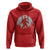 Christmas Bigfoot Hoodie Sasquatch with Santa Hat Xmas Tree Lights