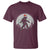 Christmas Bigfoot T Shirt Sasquatch with Santa Hat Xmas Tree Lights - Wonder Print Shop