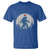 Christmas Bigfoot T Shirt Sasquatch with Santa Hat Xmas Tree Lights - Wonder Print Shop