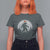 Christmas Bigfoot T Shirt For Women Sasquatch with Santa Hat Xmas Tree Lights - Wonder Print Shop