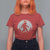 Christmas Bigfoot T Shirt For Women Sasquatch with Santa Hat Xmas Tree Lights - Wonder Print Shop