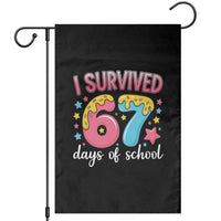 I Survived 67 Days of School Garden Flag Cute 6 7 Six Seven Chaos Survivor for Students Teachers - Wonder Print Shop